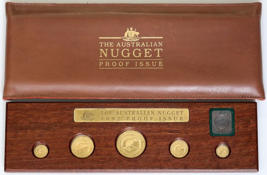 1992 Proof Gold Nugget Set 