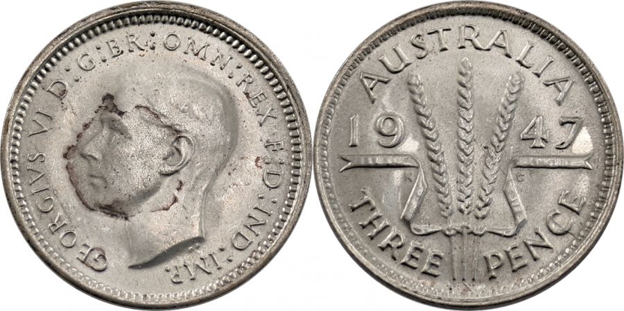 1947 Threepence
