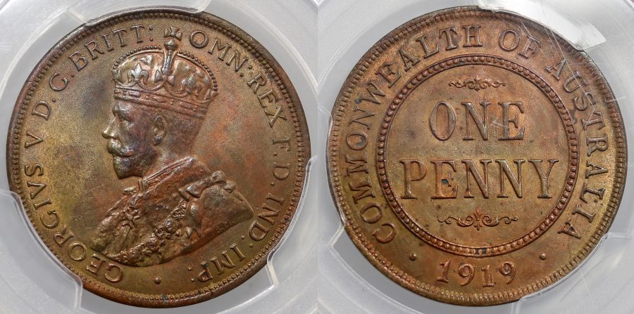 1919 Penny MS 62BN