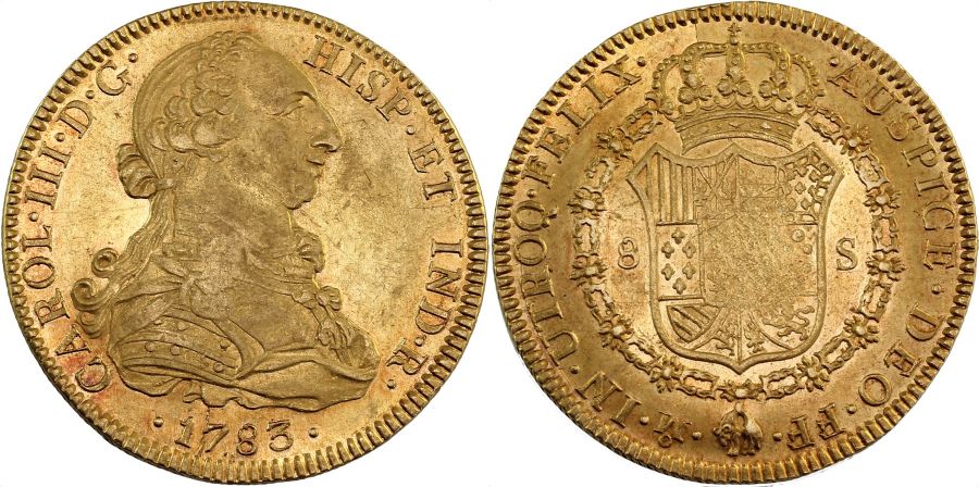 Mexico 8 Escudos 1783
